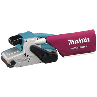 Makita Bandschleifer 1.010 W, 210-440 m/min, 100 mm, Zubehör, MAKPAC Gr. 3