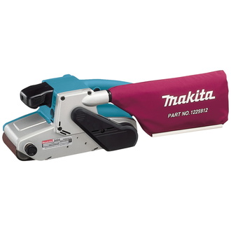 Makita Bandschleifer 1.010 W, 210-440 m/min, 100 mm, Zubehör, MAKPAC Gr. 3