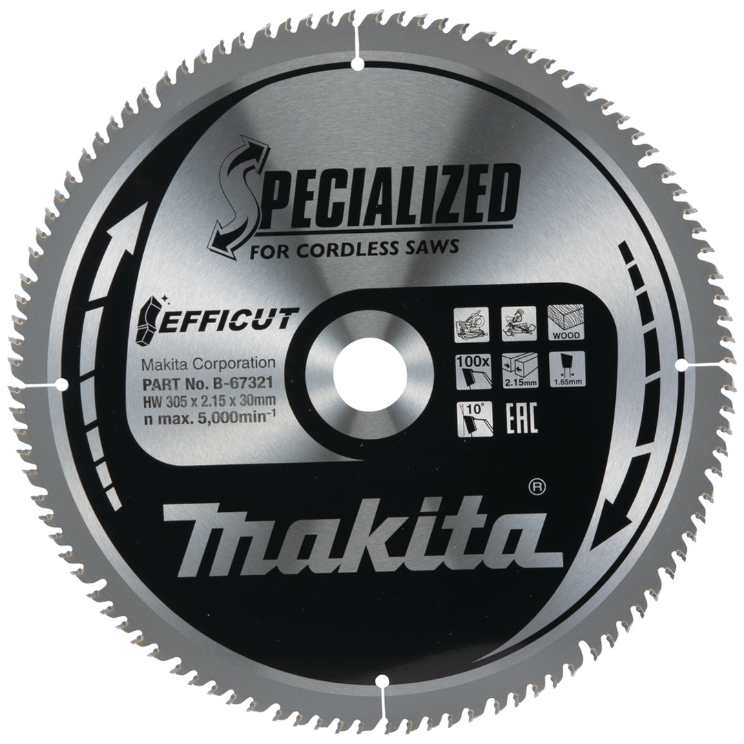 Makita Sägeblatt 305x2,15x30, 100Z EFFICUT Holz