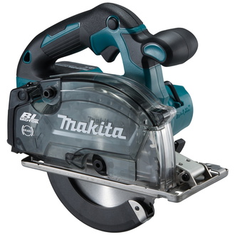 Makita Akku-Metallhandkreissäge DCS553RTJ, 18 V, incl. 2x Akku 5 Ah, Schnellladegerät, Sägeblatt, Parallelanschlag, Zubehör, MAKPAC