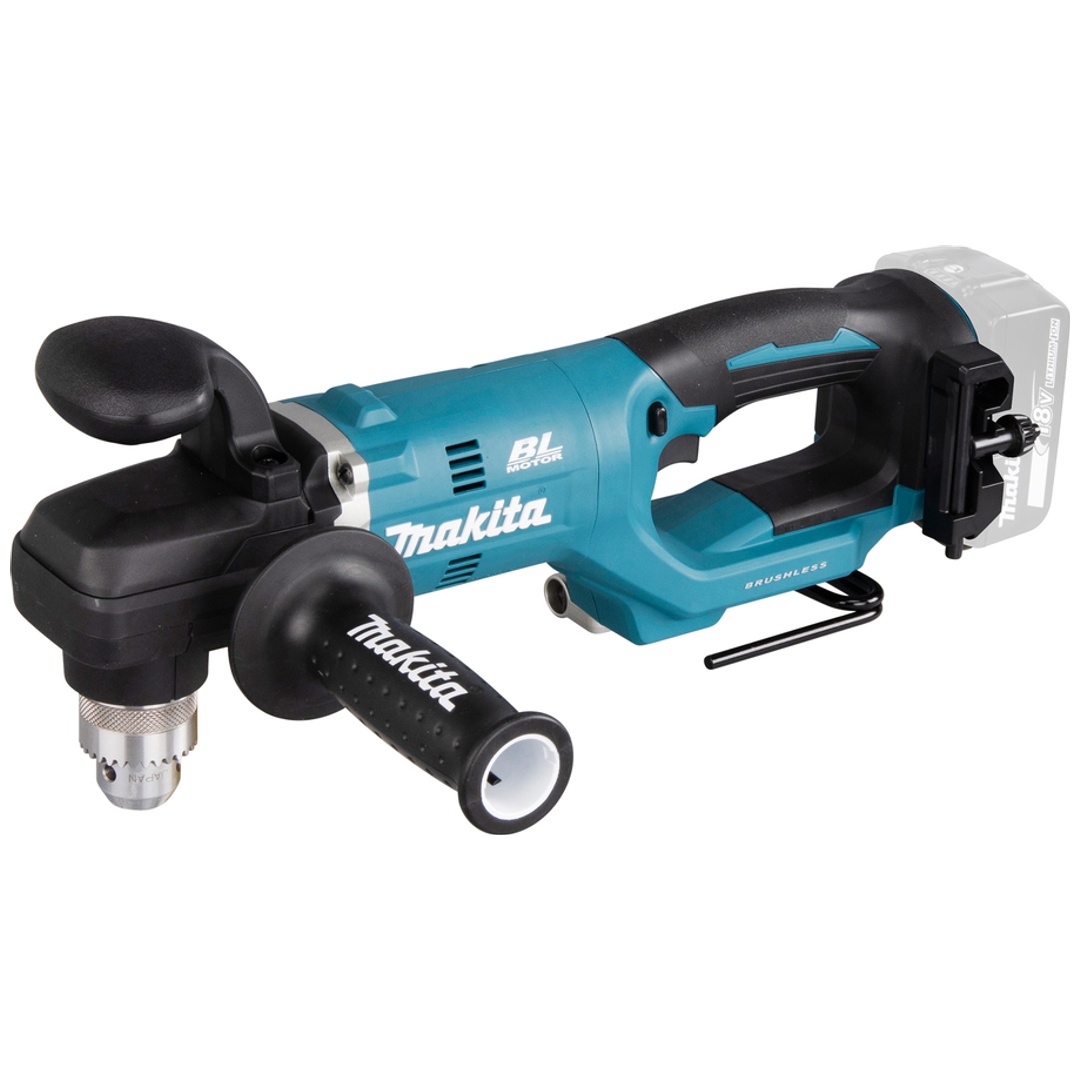 Makita Akku-Winkelbohrmaschine DDA450ZK, 18 V, incl. Zubehör, Transportkoffer