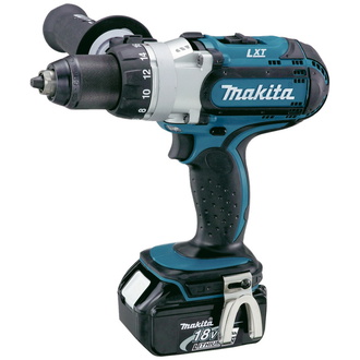 Makita Akku-Bohrschrauber DDF451RTJ, 18 V, incl. 2x Akku LXT 5 Ah, Schnellladegerät, Zubehör, MAKPAC