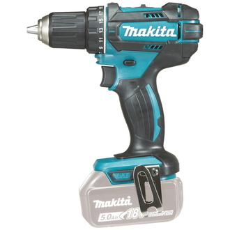 Makita Akku-Bohrschrauber DDF482Z, 18 V, incl. Schnellspannbohrfutter, Zubehör, Karton