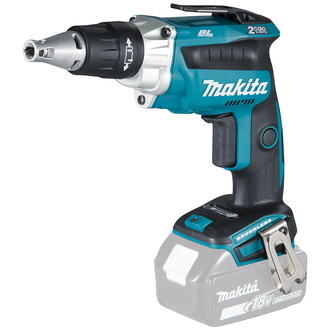 Makita Akku-Schnellbauschrauber 18V, 0-2.500 min, mit Einhängebügel, Bit und Magnethalter