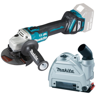 Makita Akku-Winkelschleifer DGA514ZJU1, 18 V, incl. Schruppscheibe, Zubehör, Karton