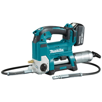 Makita Akku-Fettpresse, 18V, 5,0 Ah, 690 bar, Akku, Ladegerät, Transportkoffer