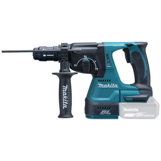 Makita Akku-Kombihammer DHR243Z, 18 V, SDS-plus, incl. Zubehör, Staubabsaugung DX07