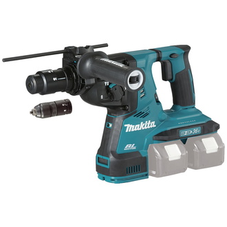 Makita Akku-Kombihammer DHR283ZJU, 2x18V, SDS-plus, incl. Zubehör, MAKPAC