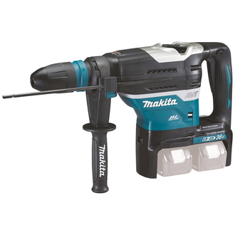 Makita Akku-Kombihammer DHR400ZKU, 2x18V, SDS-max, incl. Zubehör, Transportkoffer