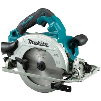 Makita Akku-Handkreissäge DHS782ZJ, 2x18 V, incl. Parallelanschlag, Sägeblatt, Zubehör, MAKPAC