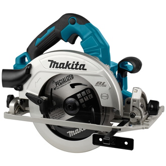 Makita Akku-Handkreissäge DHS783ZJU, 2x18 V, incl. Parallelanschlag, Sägeblatt, Zubehör, MAKPAC