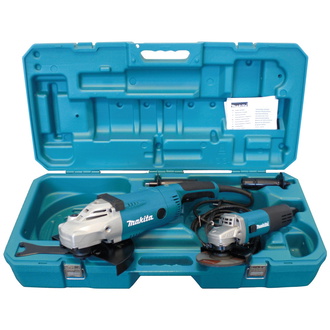 Makita Winkelschleiferset (GA9020R + 9558NBR im Koffer)