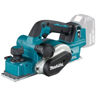 Makita Akku-Falzhobel DKP181ZU, 18 V, 82 mm, inkl. Zubehör, AWS Funk-Adapter