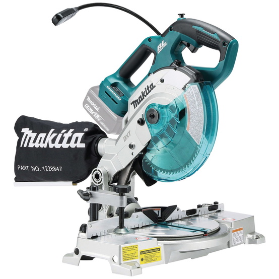 Makita Akku-Kapp- und Gehrungssäge DLS600Z, 18 V, incl. Sägeblatt, Zubehör, - 1