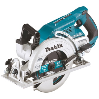 Makita Akku-Handkreissäge DRS780Z, 2x18 V, incl. Sägeblatt, Zubehör, Karton