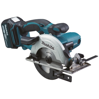 Makita Akku-Handkreissäge DSS501RTJ, 18 V, incl. 2x Akku LXT 5 Ah, Schnellladegerät, Zubehör, MAKPAC