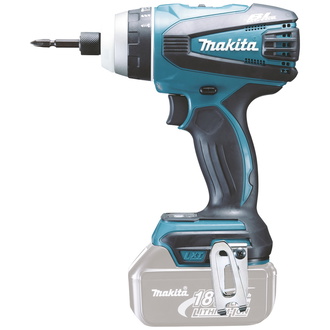 Makita Akku-Quadroschrauber DTP141Z, 18 V, 1/4", Karton, (ohne Akku, ohne Ladegerät)