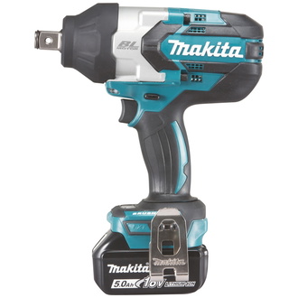 Makita Akku-Schlagschrauber DTW1001RTJ, 18 V, incl. 2 Akku LXT 5 Ah, Schnellladegerät, MAKPAC