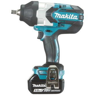 Makita Akku-Schlagschrauber DTW1002RTJ, 18 V, 1/2", incl. 2x Akku 5 Ah, Schnellladegerät, MACPAC