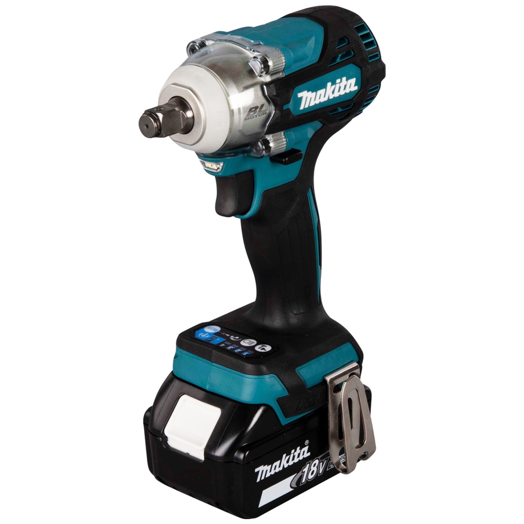 Makita Akku-Schlagschrauber DTW300RTJ, 18 V, 1/2, incl. 2x Akku 5 Ah, Schnellladegerät, Zubehör, MAKPAC