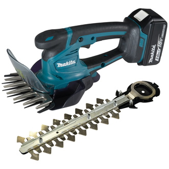 Makita Akku-Gras-/Strauchschere 18V, 160 mm, Akku, Ladegerät, Zubehör