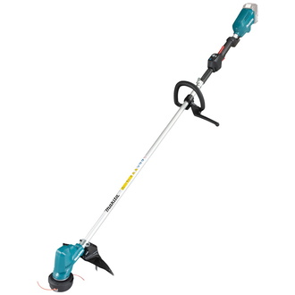 Makita Akku-Rasentrimmer 18V, 3.500-6.000 min, inkl. Zubehör, Schultergurt