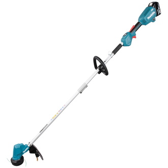 Makita Akku-Rasentrimmer 18V, 0-4.500/0-6.000 min, 300 mm, Akku, Ladegerät, Zubehör