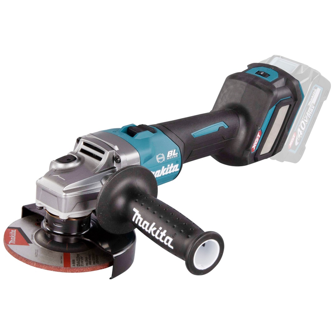Makita Akku-Winkelschleifer GA023GZ, 40 V, incl. Schruppscheibe, Zubehör, Karton