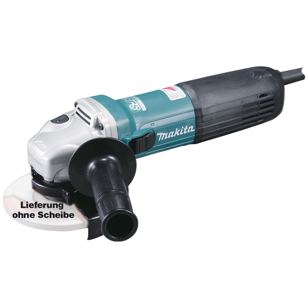 Makita Winkelschleifer GA5040CZ1, 1400 W, 125 mm, incl. Zubehör, Karton