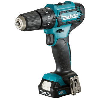 Makita Akku-Schlagbohrschrauber 12V max., 30 Nm, 0-1.700 min, Akku, Ladegerät, Zubehör, MAKPAC