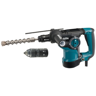 Makita Kombihammer HR2811FT, 800 W, SDS-plus, incl. Zubehör, Transportkoffer