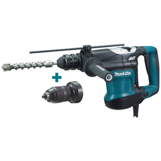 Makita Kombihammer HR3210FCT, 850 W, SDS-plus, incl. Zubehör, Transportkoffer