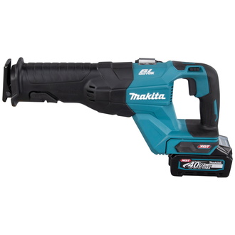 Makita Akku-Reciprosäge JR001GM201, 40 V, incl. 2x Akku XGT 4 Ah, Schnellladegerät, Zubehör, Transportkoffer