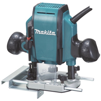 Makita Oberfräse RP0900J, 900 W, 6/8 mm, incl. Zubehör, MACPAC Gr. 2