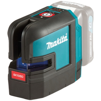 Makita Akku-Kreuzlinienlaser mit rotem Laser 12V max., 25 m