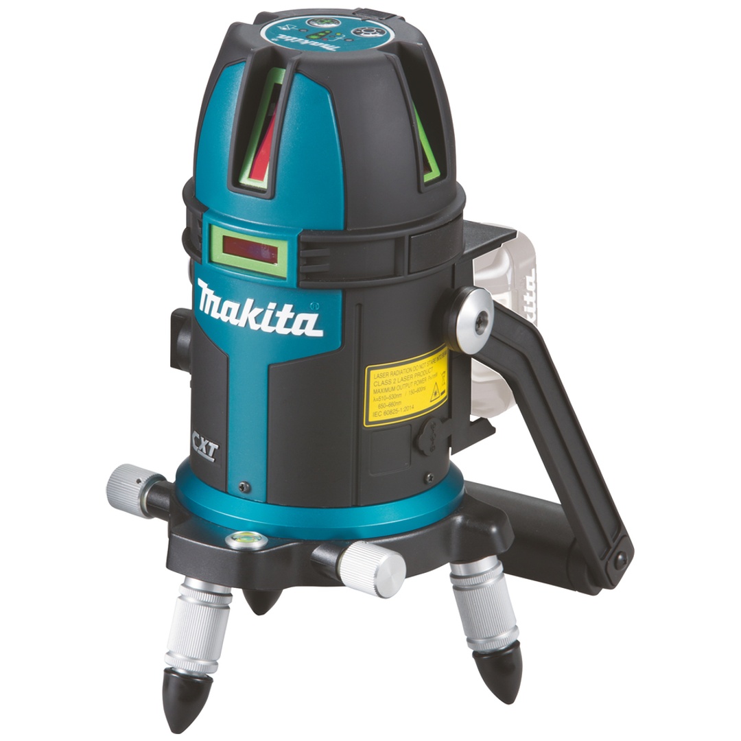 Makita Akku-Kreuzlinienlaser mit grünem Laser 12V max., 10 m