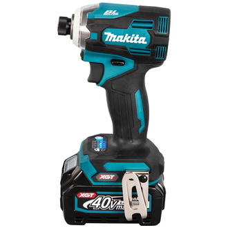 Makita Akku-Schlagschrauber XGT, 40V max., 1/4", 220 Nm, 0 - 3.700 min, Akku, Ladegerät, Zubehör, MAKPAC Gr. 2