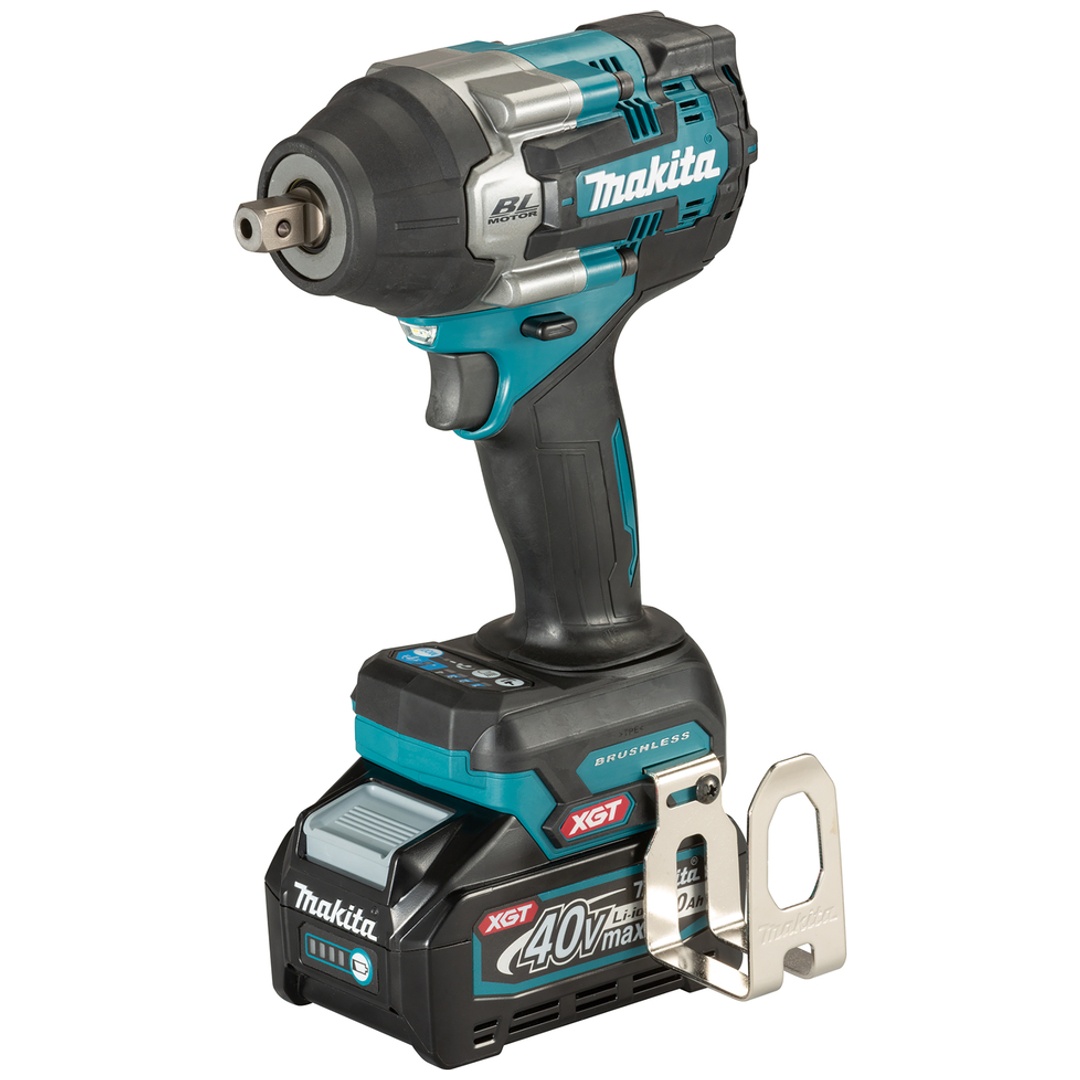 Makita Akku-Schlagschrauber TW008GM201, 40 V, 1/2, incl. 2x Akku 4 Ah, Schnellladegerät, MAKPAC