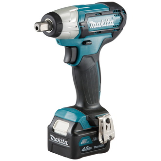 Makita Akku-Schlagschrauber TW141DSMJ, 12 V, 1/2", 145 Nm, 0-2.600 min, incl. 2x Akku 4 Ah, Ladegerät, Zubehör, MAKPAC