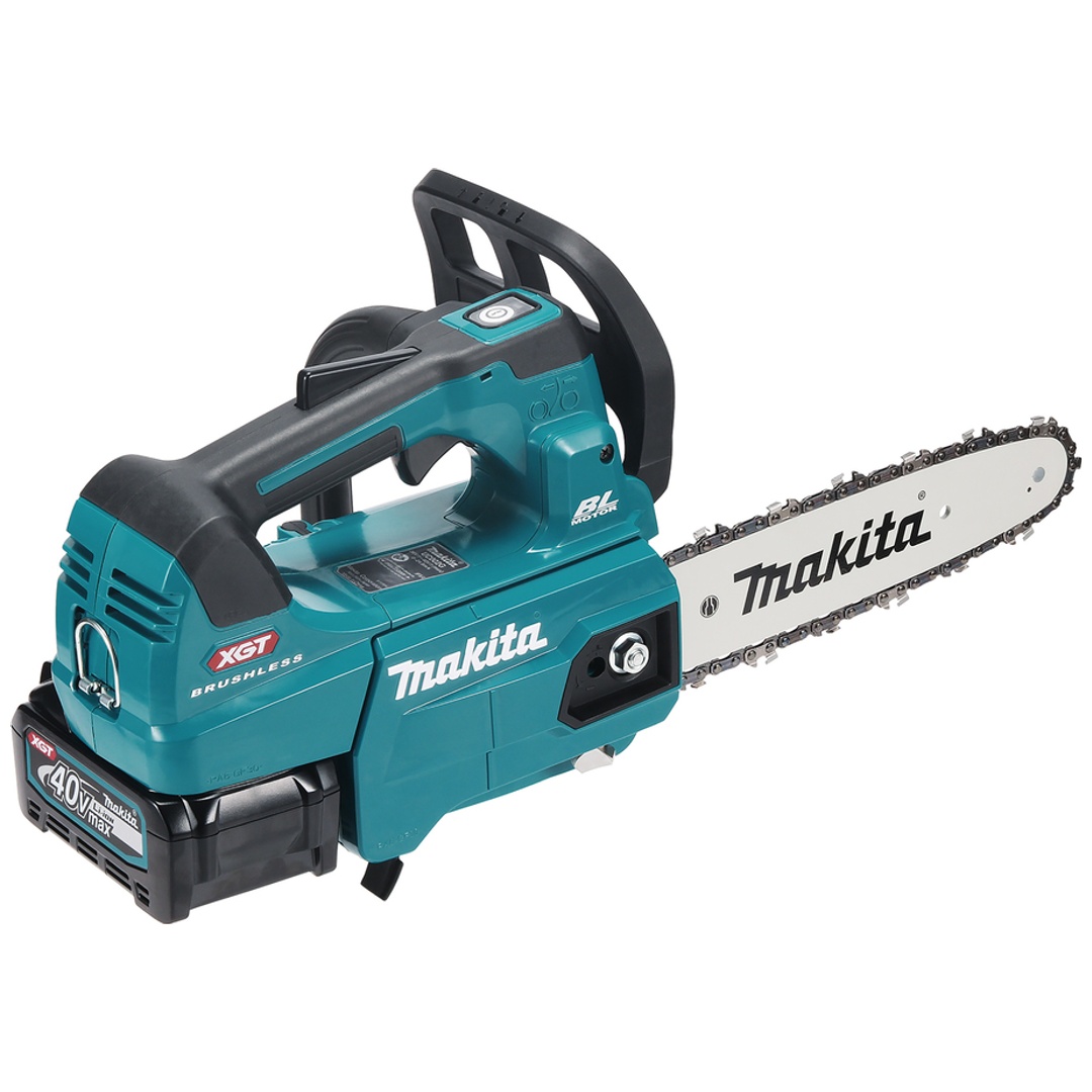 Makita Akku-Top-Handle-Kettensäge UC002GM101, 40 V, incl. 1x Akku XGT 4 Ah, Schnellladegerät, Zubehör, Karton