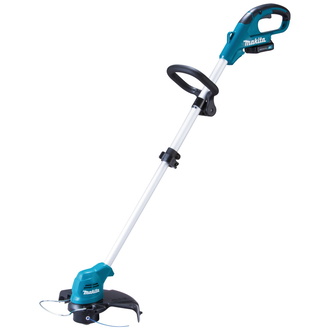 Makita Akku-Rasentrimmer 12V max., 10.000 min, 26 cm, Akku, Ladegerät, Zubehör