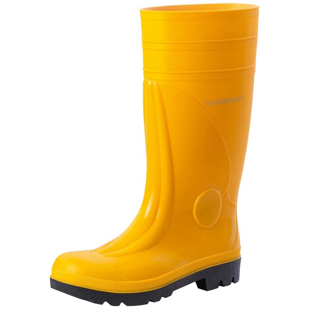 Feldtmann PVC Sicherheitsgummistiefel EUROBOOT 35364 S5 SRA Gr. 39 gelb