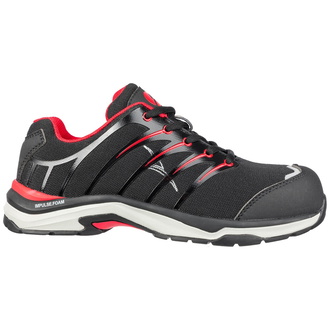 Albatros Sicherheitshalbschuh TWIST WNS LOW S1P ESD HRO SRC 645210 Gr. 36 schwarz/rot