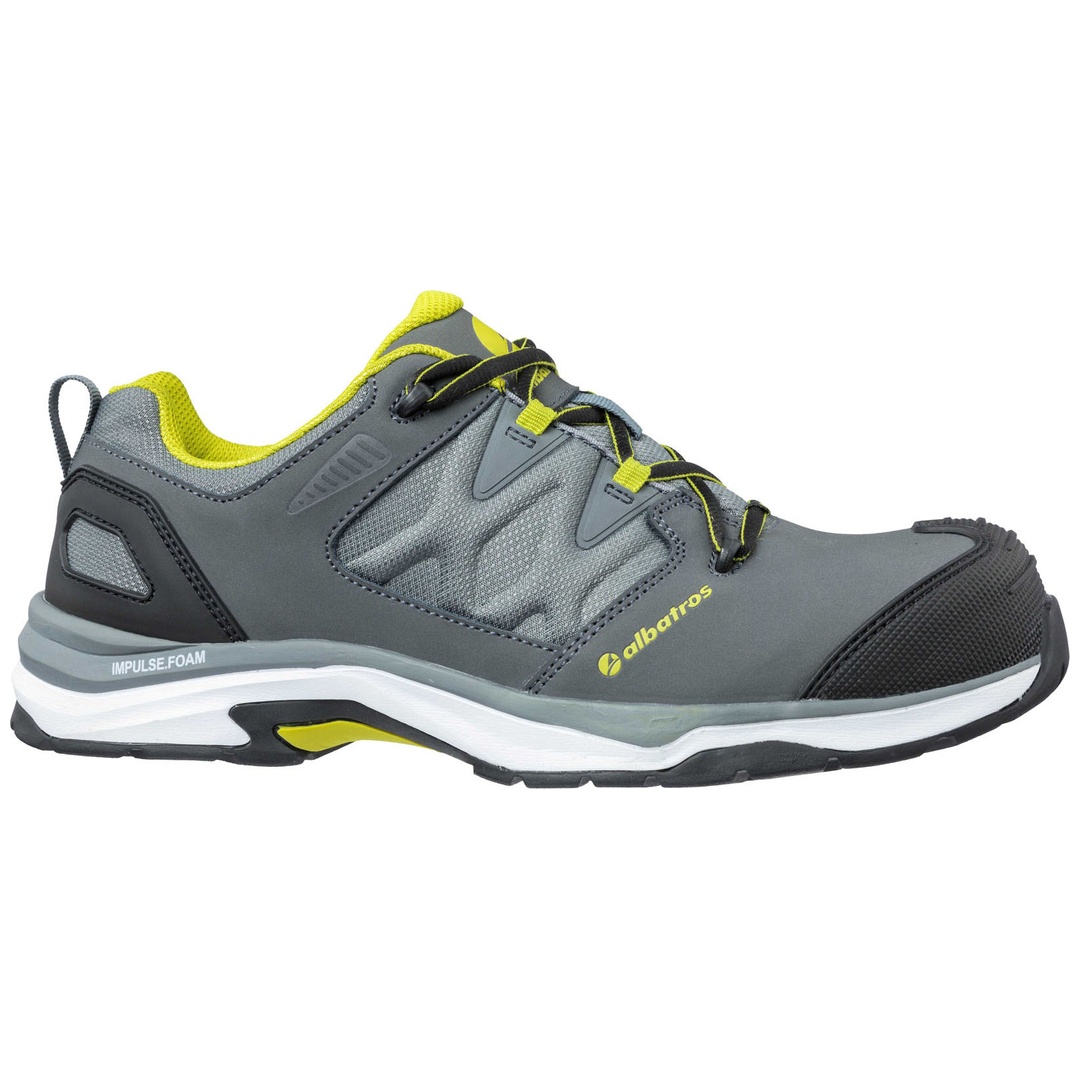 Albatros Sicherheitshalbschuh 646210 Ultratrail Grey Low S3 ESD SRC DGUV