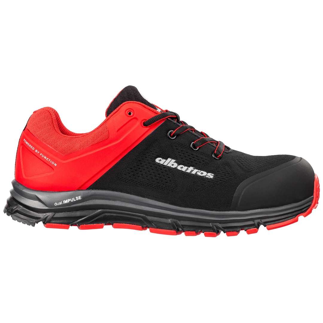 Albatros Sicherheitshalbschuh 646600 Lift Red Impulse Low S1P ESD SRA Gr. 41 schwarz/rot