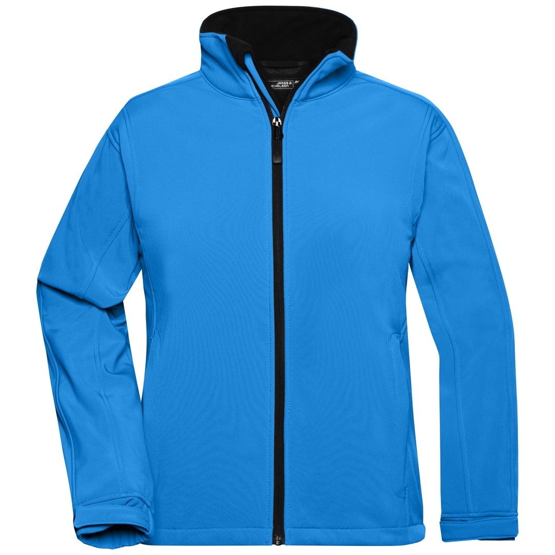 James & Nicholson Softshelljacke Damen JN137 Gr. M aqua