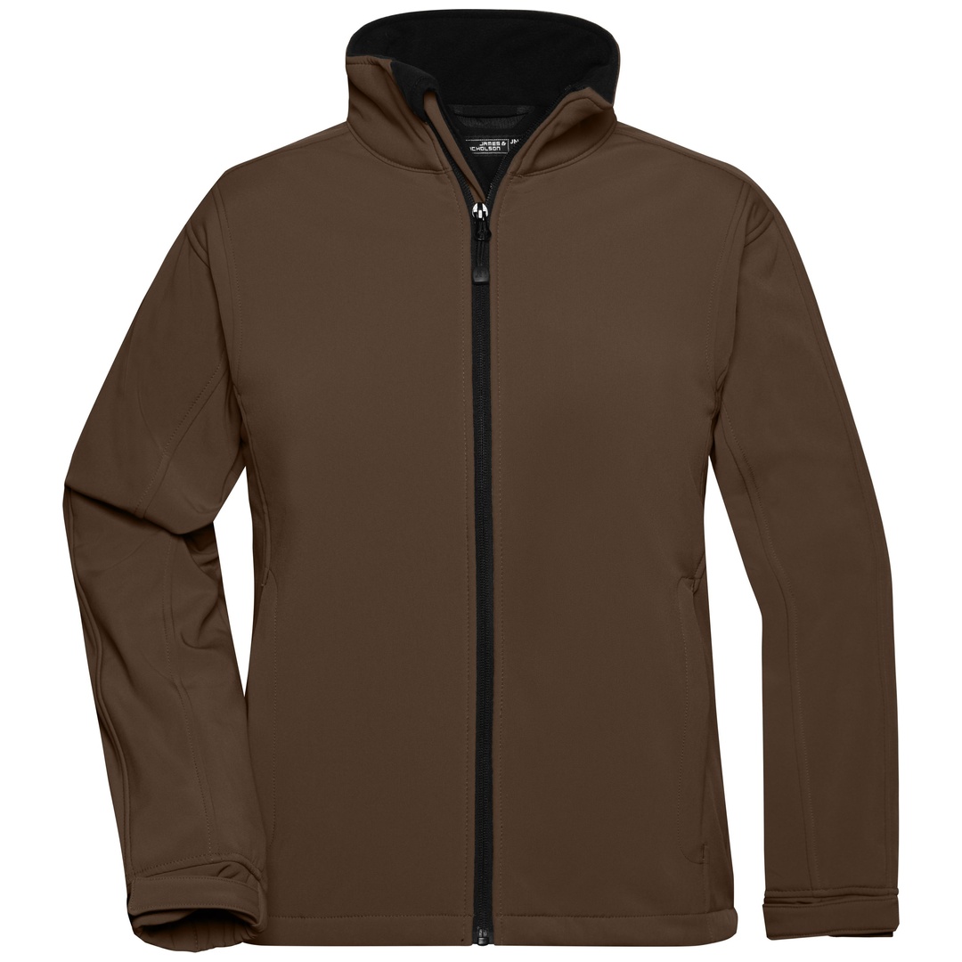 James & Nicholson Softshelljacke Damen JN137 Gr. 2XL braun