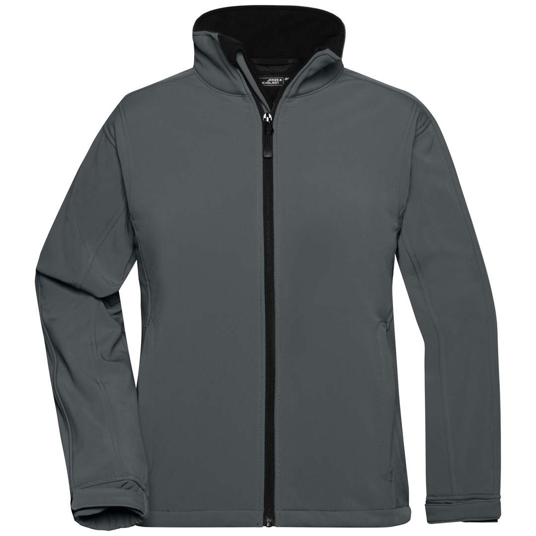 James & Nicholson Softshelljacke Damen JN137 Gr. M grau