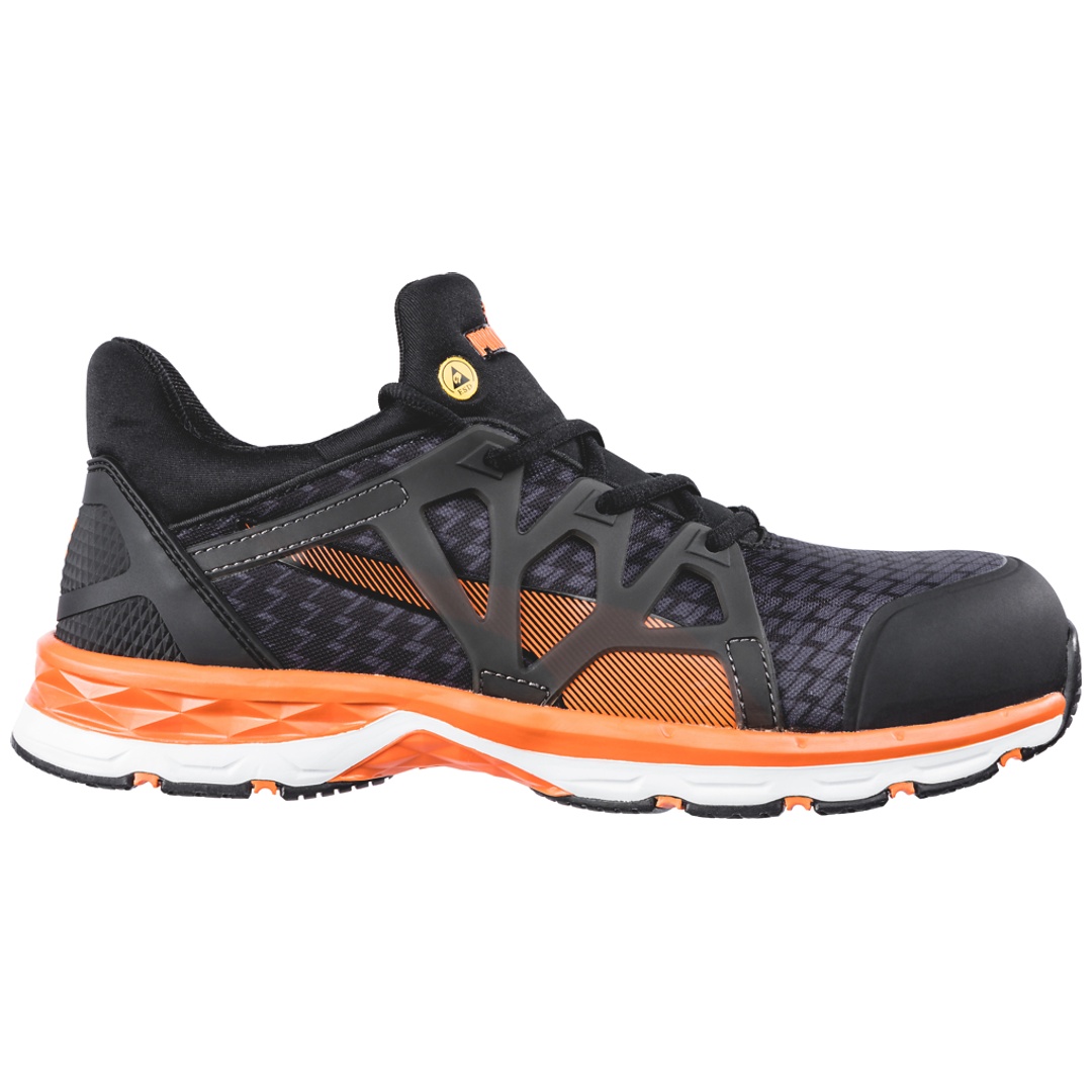 Puma Safety Puma Sicherheitsschuh RUSH 2.0 MID S1P ESD HRO SRC 633870 Gr. 39 schwarz/orange