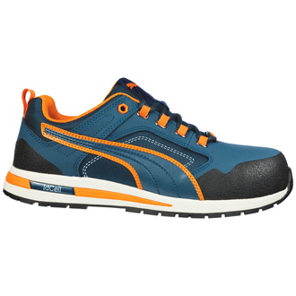 Puma Sicherheitsschuh CROSSTWIST LOW S3 HRO SRC 643100 Gr. 46 blau/orange